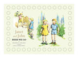 Janet And John Here We Go Prints