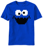Sesame Street - Cookie Pixel T-Shirts