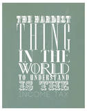 The Hardest Thing In The World Affiches