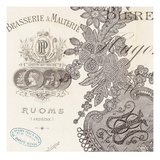 Literary Lace 2 Giclee Print by  Z Studio