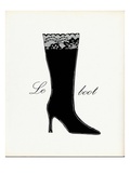 Little Black Tall Boot Giclee Print by  Studio 5