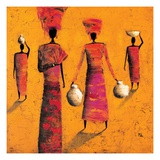 To the Village Giclee Print by Michel Rauscher