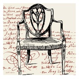 Script Arm Chair Giclée-Druck von Walter Robertson