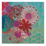 Bohemian Flowers Reproduction procédé giclée par Jeanne Wassenaar