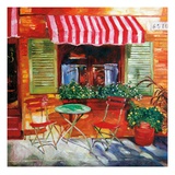 Napa Bistro Reproduction procédé giclée par David Lloyd Glover