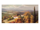 Tuscan Panorama Giclee Print by Vail Oxley