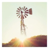 Nostalgic Windmill Giclee Print by Mandy Lynne