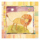Playful Lion Giclee Print by Robbin Rawlings