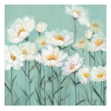 White Poppies 2 Giclee Print by Olivia Long