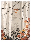 Birch Damask Giclee Print by Melissa Pluch
