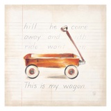 Little Wagon Giclee Print by Lauren Hamilton
