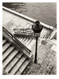 Steps to the Seine Giclee Print by Toby Vandenack