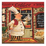 Coffee Chef Giclee Print by K. Tobin