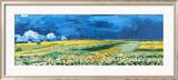 Wheatfield under a Cloudy Sky, c.1890 Posters by Vincent van Gogh
