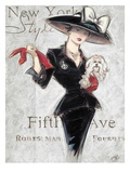 New York Style Lady Giclee Print by Chad Barrett