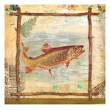 Trout Nature Giclee Print by Walter Robertson