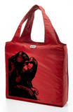 RuMe Steez Monkey Thinker Reusable Tote Bag - Crimson Tote Bag