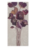 Plum Arrangement 1 Giclee Print by Elle Summers