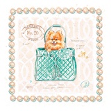 Pomeranian Puppy Purse Giclee Print by Chad Barrett
