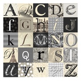 Designing Alphabet Giclee Print by Morgan Yamada