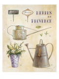 Vintage Garden Poster Giclee Print by Angela Staehling