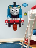 Thomas the Tank Engine Peel & Stick Giant Wall Decal with Hooks Wall Decal
