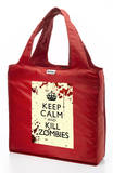 RuMe Keep Calm and Kill Zombies Reusable Tote Bag - Crimson Tote Bag