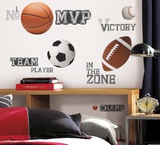 All Star Sports Saying Peel & Stick Wall Decals Wall Decal