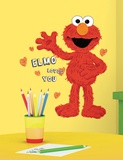 Sesame Street - Elmo Loves You Peel & Stick Giant Wall Decals Wall Decal