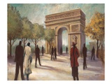 Paris Crowds Giclée-tryk af Marc Taylor