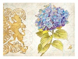 Scripted Hydrangea Giclée-Druck von Chad Barrett