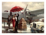 Transcontinental Flight Giclee Print by Brent Heighton