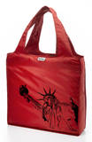 RuMe Steez Statue of Liberty Reusable Tote Bag - Crimson Tote Bag