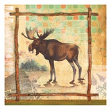 Moose Nature Giclee Print by Walter Robertson