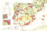 Iberia Wine Map (Spain & Portugal) Poster Posters