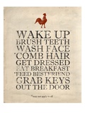 Morning Reminders Reproduction procédé giclée par Morgan Yamada