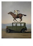 La Colere des Dieux Affiche par Rene Magritte