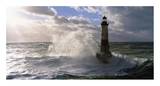 Phare d'Ar-Men pres de l'ile de Sein Plakater af Jean Guichard Phare d'Ar-Men pres de l'ile de Sein Plakater af Jean Guichard