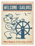 Welcome Sailors Prints by  Anderson Design Group