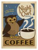 Night Owl Coffee Kunst von  Anderson Design Group