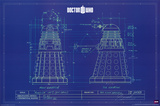 Doctor Who - Dalek Blue Prints Poster Doctor Who - Dalek Blue Prints Poster