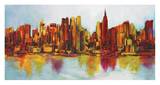 New York Abskyline Posters by Claude Becaud