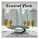 Central Park Square Affiches par  Anderson Design Group