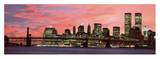 Manhattan at night Poster van Richard Berenholtz Manhattan at night Poster van Richard Berenholtz