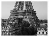 Eiffel Tower and Apartment Buildings Posters by Jose Fuste Raga