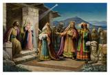 Adoration of the Magi Poster by F.R. Bogdan