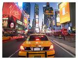 Traffic Along Broadway Prints by Alan Schein