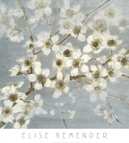 Silver Blossoms II Kunstdrucke von Elise Remender