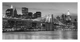 Brooklyn Bridge at Night Print