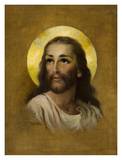 Christ Head Posters by Florence Kroger